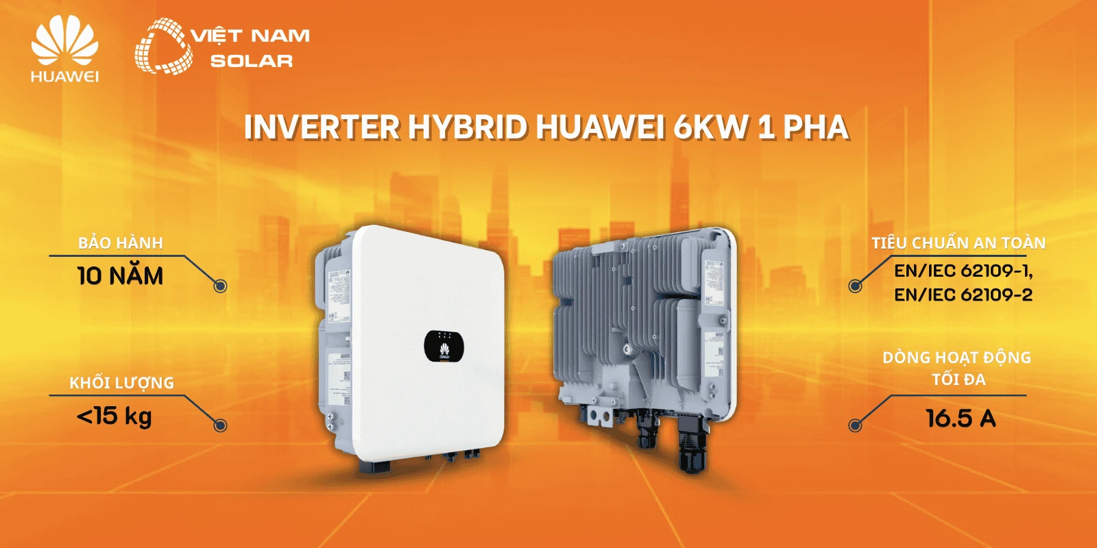 gioi thieu sun2000 6k lb0 inverter hybrid huawei 6kw 1 pha