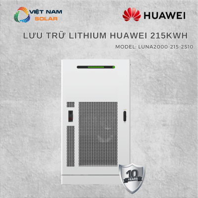 Pin Lưu Trữ Điện Lithium Huawei 215kWh - Bảo Hành 10 Năm - LUNA2000-215-2S10