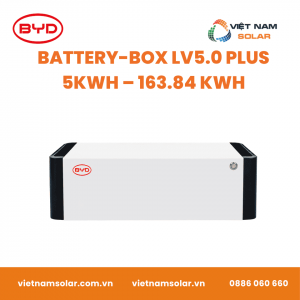 Battery-Box LV5.0 Plus - Pin Lưu Trữ Điện Lihtium BYD LV5.0 Plus 5kWh - 163.84 kWh