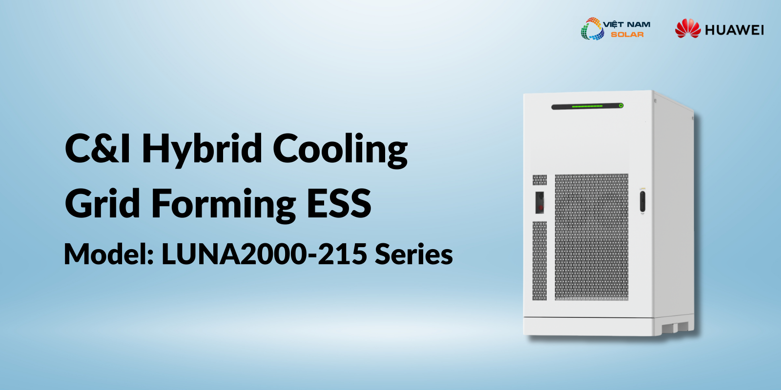 pin luu tru dien lithium huawei 215kwh bao hanh 10 nam luna2000 215 2s10