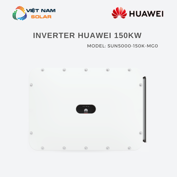 Inverter Huawei 150kW 3 Pha Bảo Hành 10 Năm - SUN5000-150K-MG0 - Ảnh 3