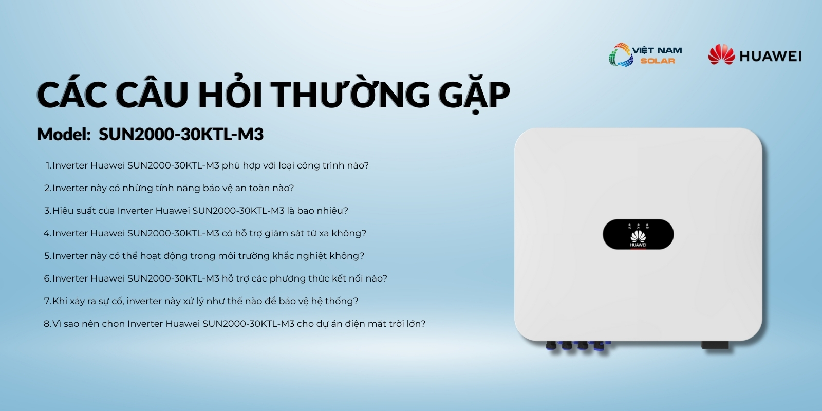 Inverter Hòa Lưới Huawei 30kW 3 Pha Bảo Hành 5 Năm SUN2000-30KTL-M3 4 inverter hoa luoi huawei 30kw 3 pha bao hanh 5 nam sun2000 30ktl m3