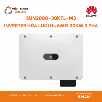 SUN2000-30KTL-M3 - Inverter Hòa Lưới Huawei 30kW 3 Pha