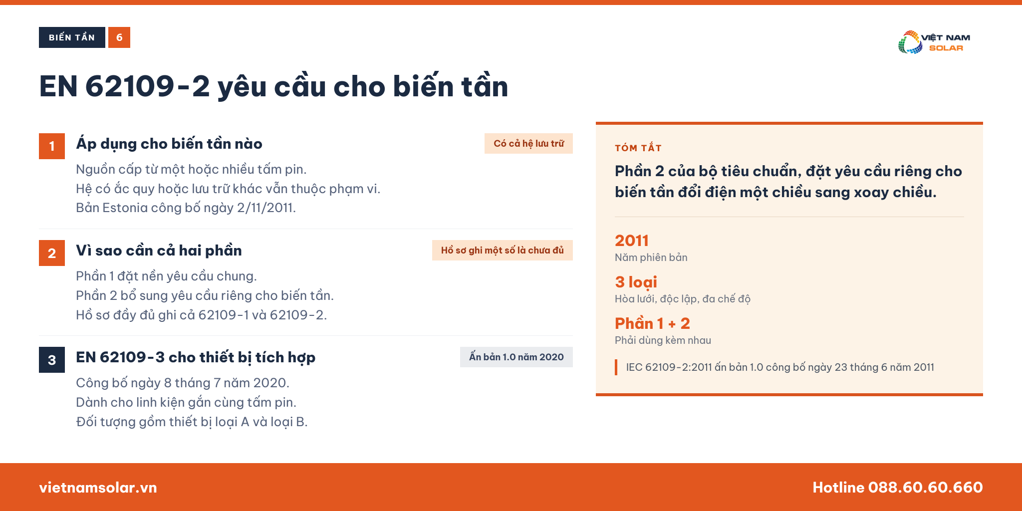 Chứng chỉ EN trong điện mặt trời là gì? Ý nghĩa và vai trò trong ngành năng lượng sạch 31 EN 62109-2 - yêu cầu riêng cho biến tần điện mặt trời