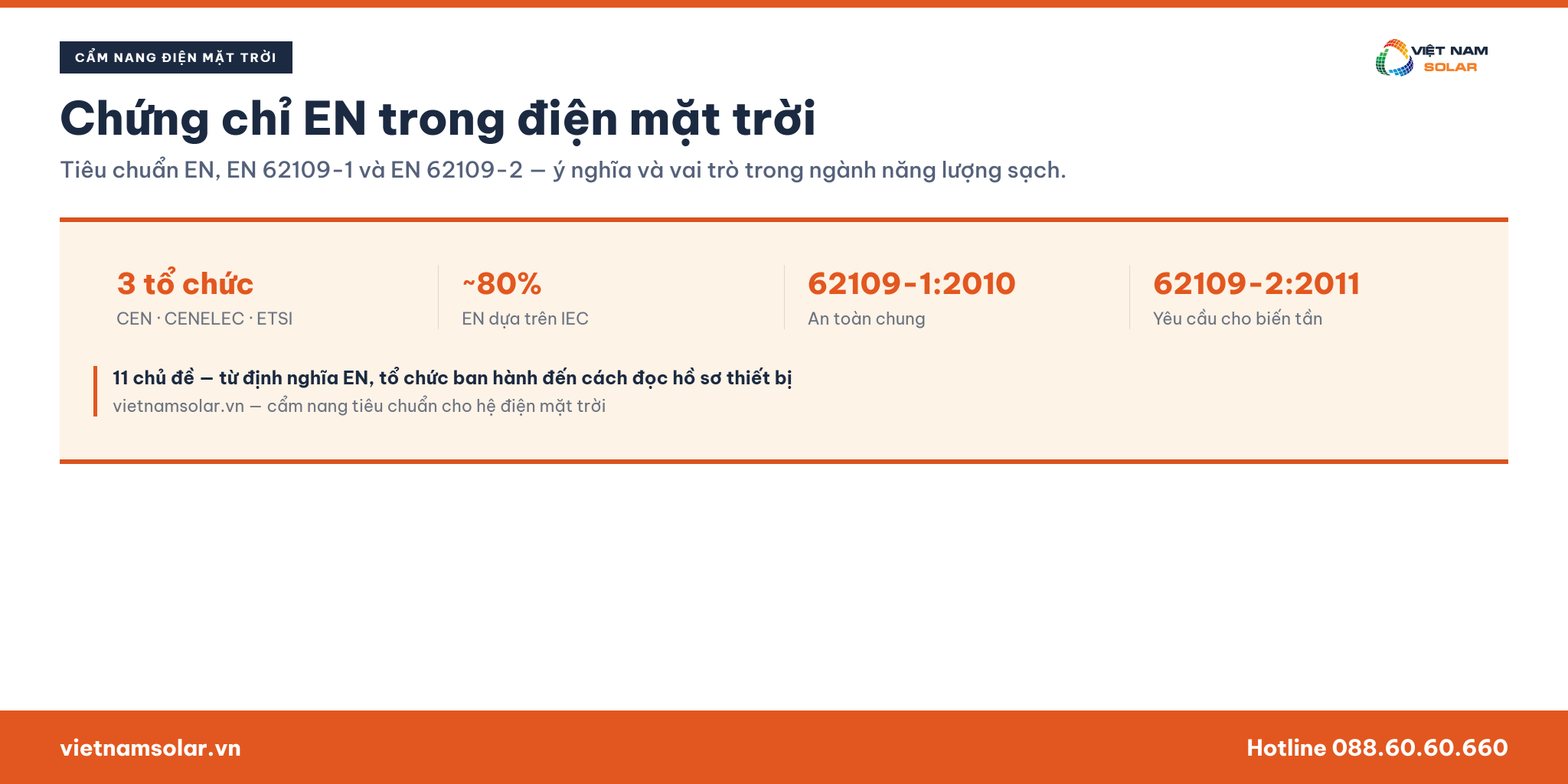 Chứng chỉ EN trong điện mặt trời là gì? Ý nghĩa và vai trò trong ngành năng lượng sạch 25 Tổng quan chứng chỉ EN trong điện mặt trời và hệ thống tiêu chuẩn châu Âu