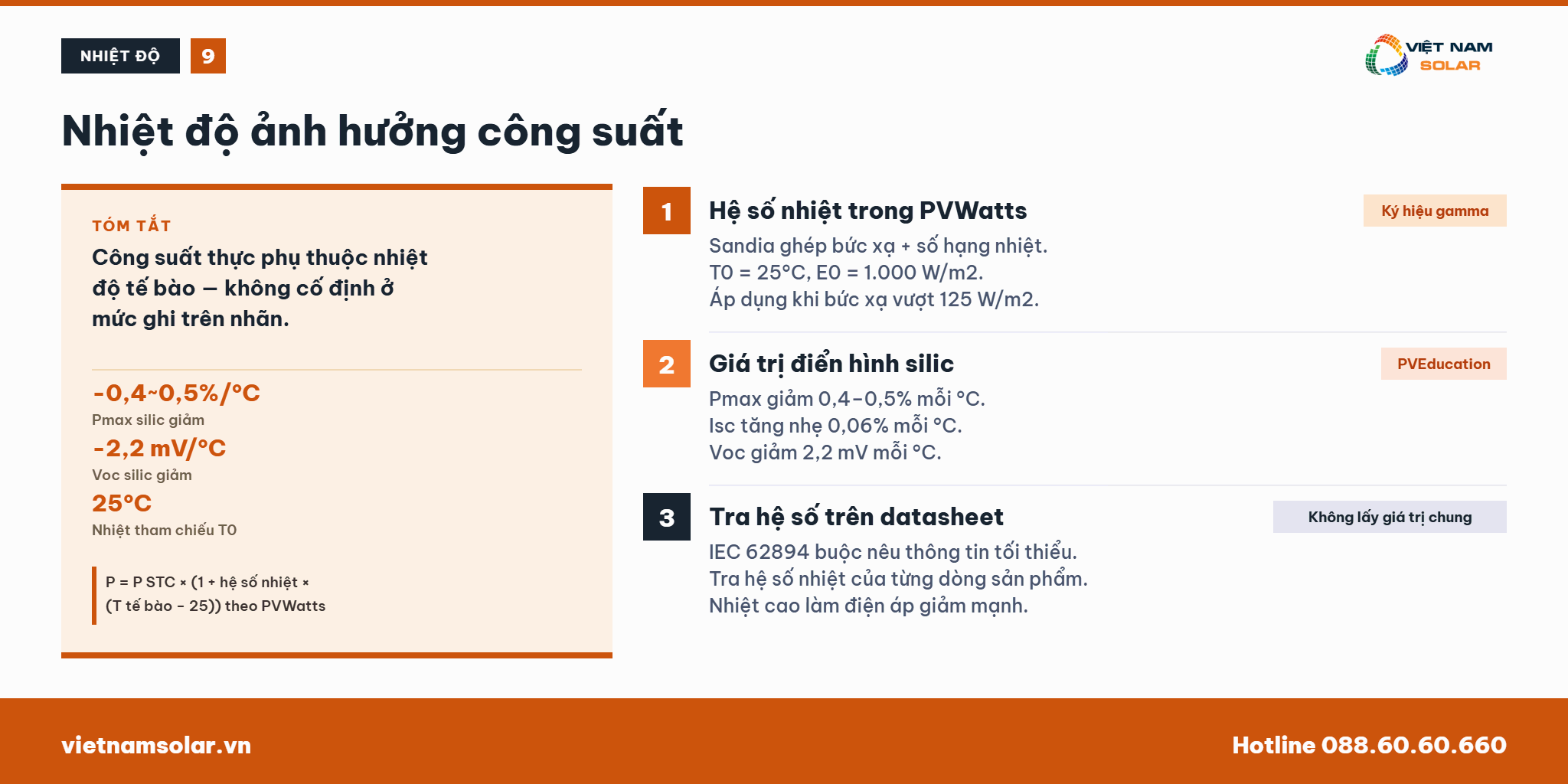 Công Suất Là Gì? Ký Hiệu Công Suất P, Đơn Vị W và Công Thức Tính 34 Nhiệt độ tế bào ảnh hưởng tới công suất thực tế