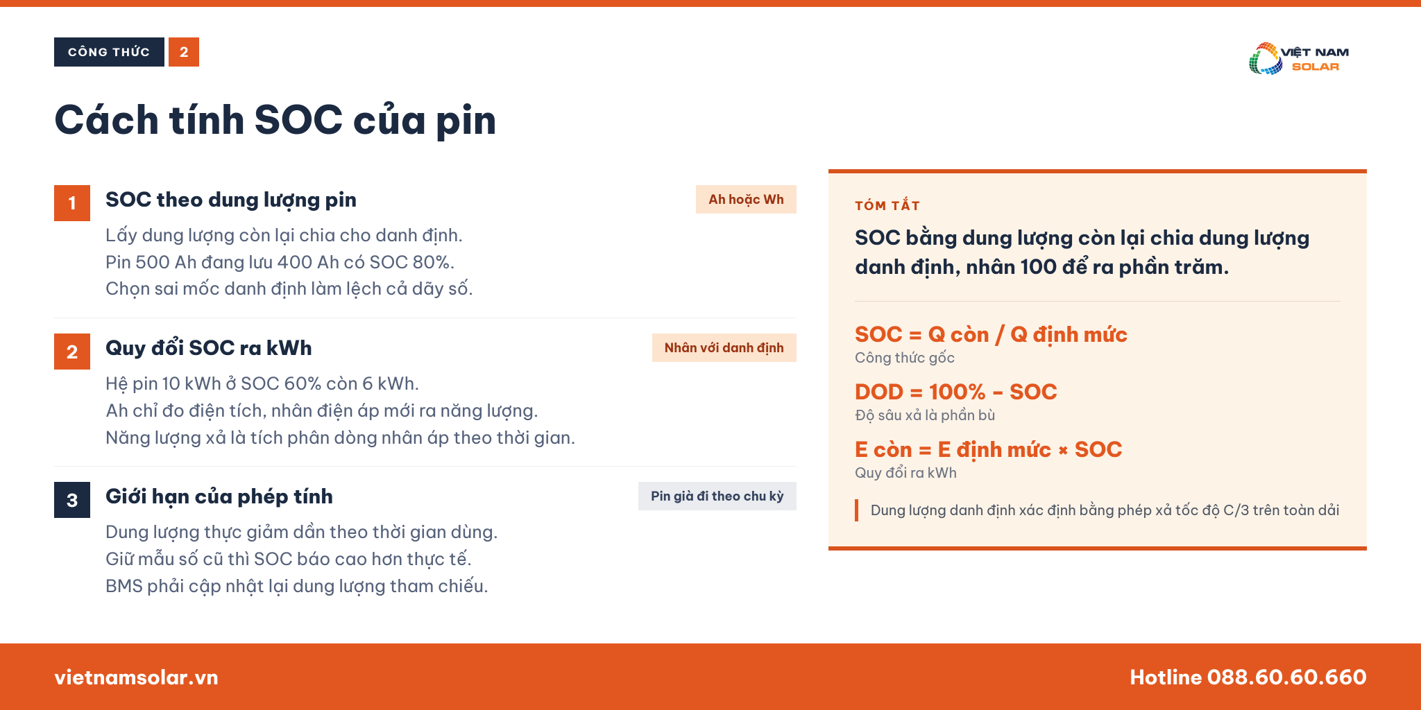 SOC (State of Charge) Là Gì? Hiểu Đúng Về Trạng Thái Sạc Pin Trong Hệ Thống Lưu Trữ Năng Lượng 27 Cách tính SOC và công thức trạng thái sạc pin