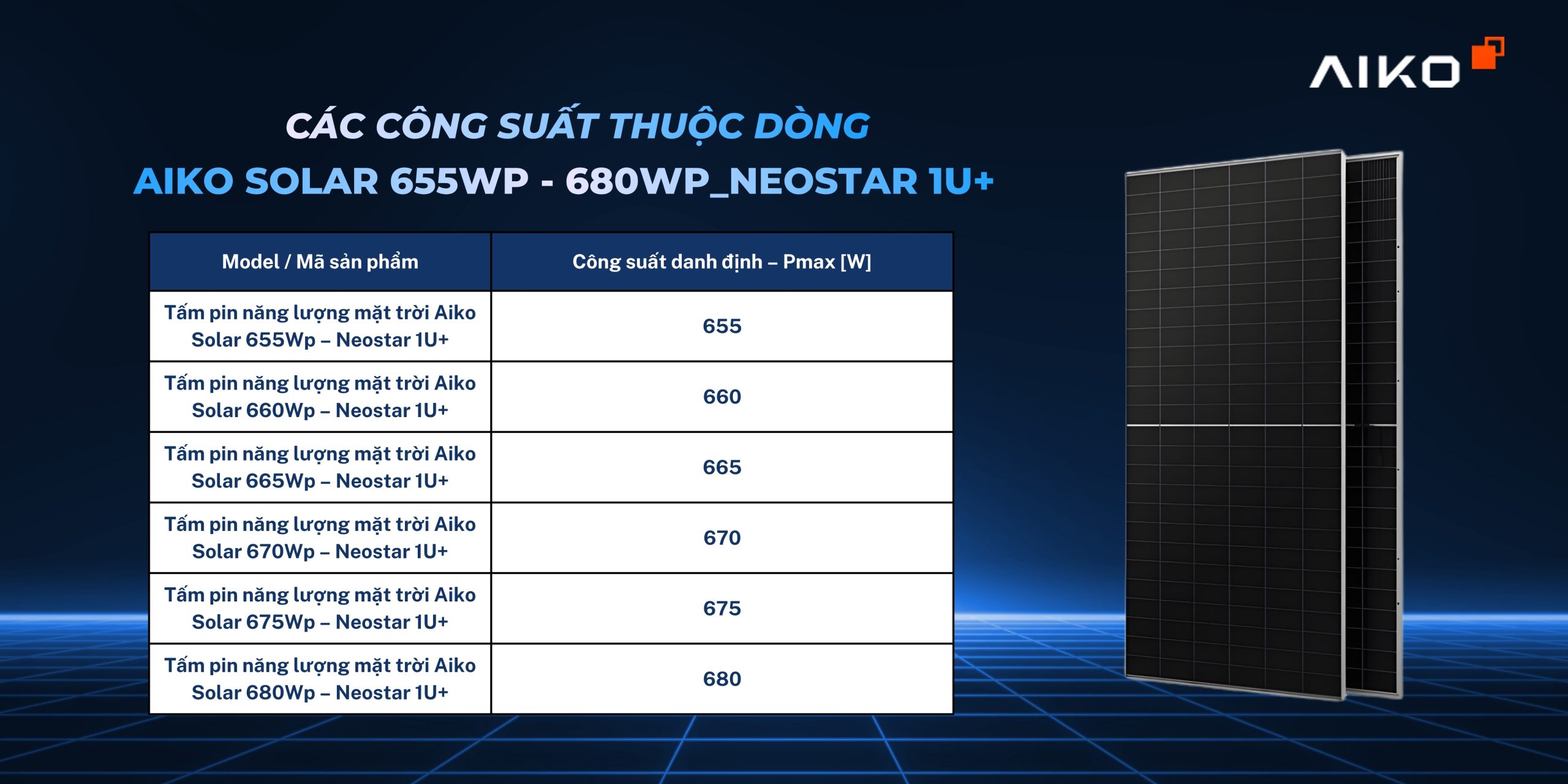 tam pin nang luong mat troi aiko solar 640wp comet 2u 5 scaled