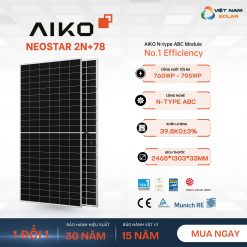 AIKO-A760-GRH78Dw-Tấm Pin NLMT Aiko 760Wp - Neostar 2N+78