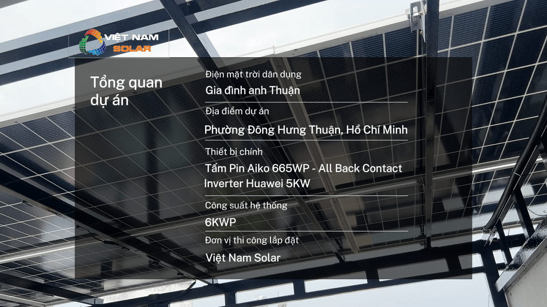 Hệ thống điện mặt trời gia đình 5kWp