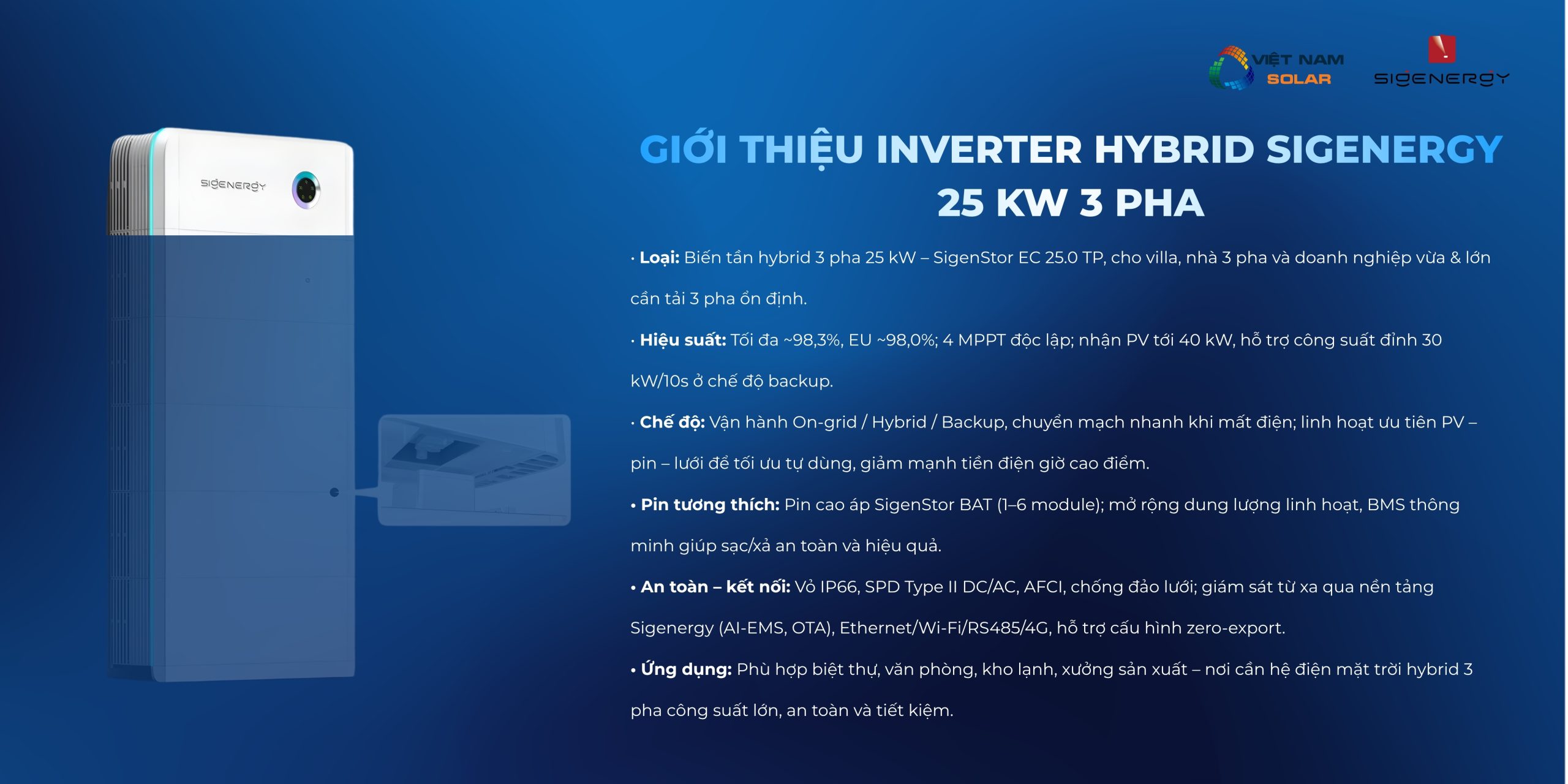 Inverter Hybrid Sigenergy 25 kW 3 Pha – SigenStor EC 25.0 TP 1 inverter hybrid sigenergy 25 kw 3 pha sigenstor ec 25 tp scaled