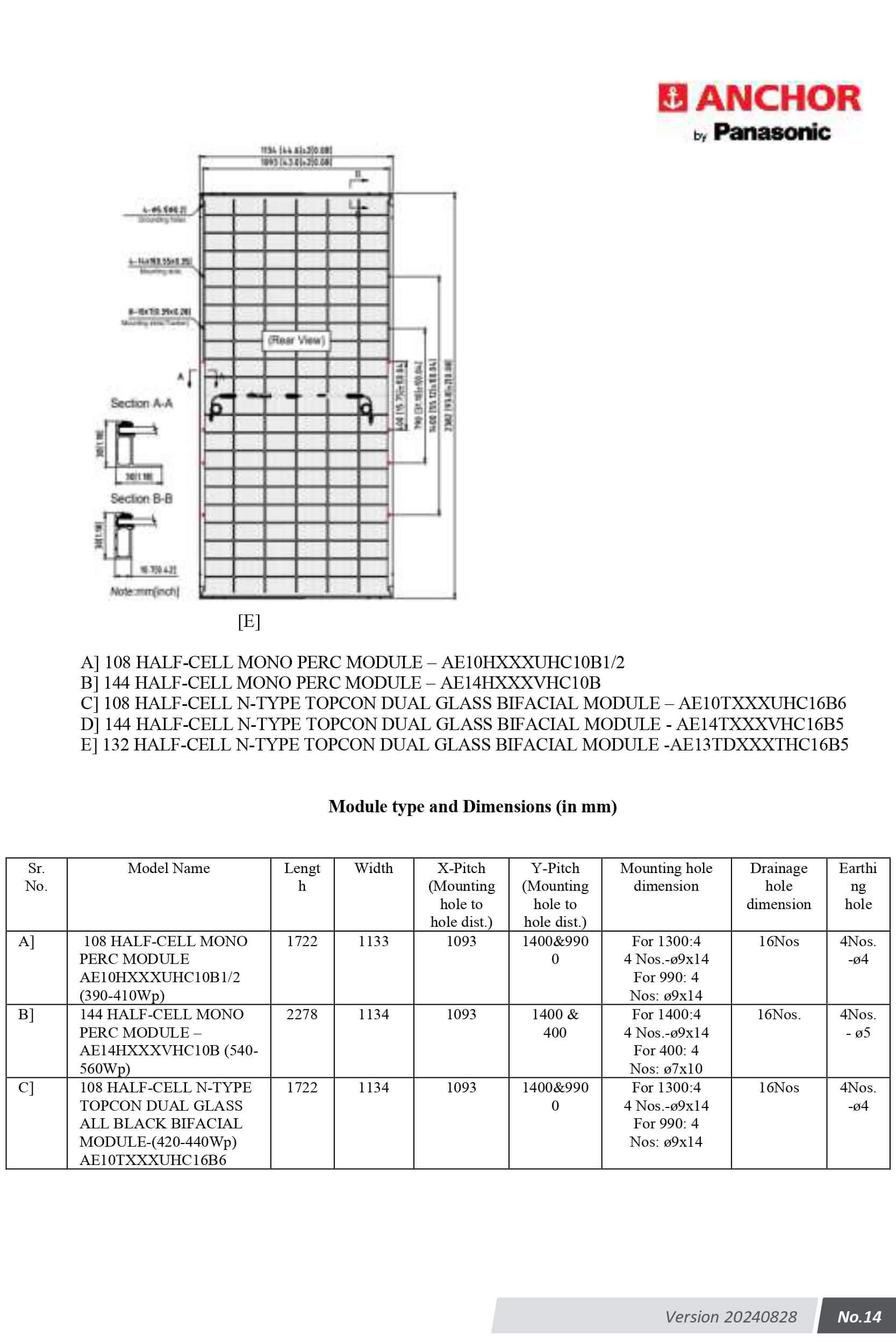 Manual: Hướng dẫn thi công và lắp đặt tấm pin năng lượng mặt trời Panasonic 9 viet nam solar dien mat troi huong dan lap dat tam pin panasonic 14