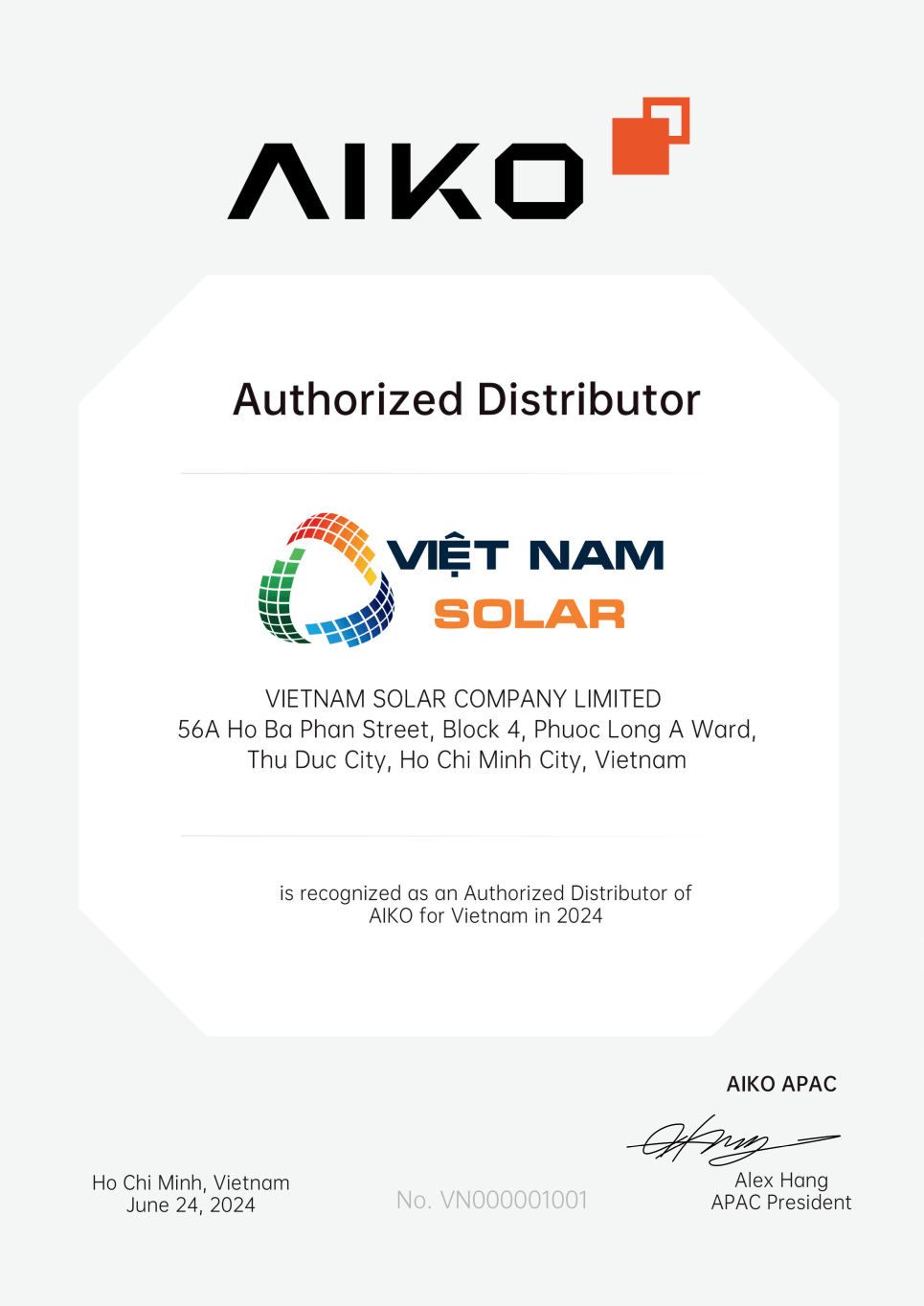 AIKO 600Wp COMET 1N Cho Dự Án Điện Mặt Trời Dân Dụng Tại Khlong Sam Wa, Bangkok, Thái Lan 5 vietnamsolar dienmattroi1 1