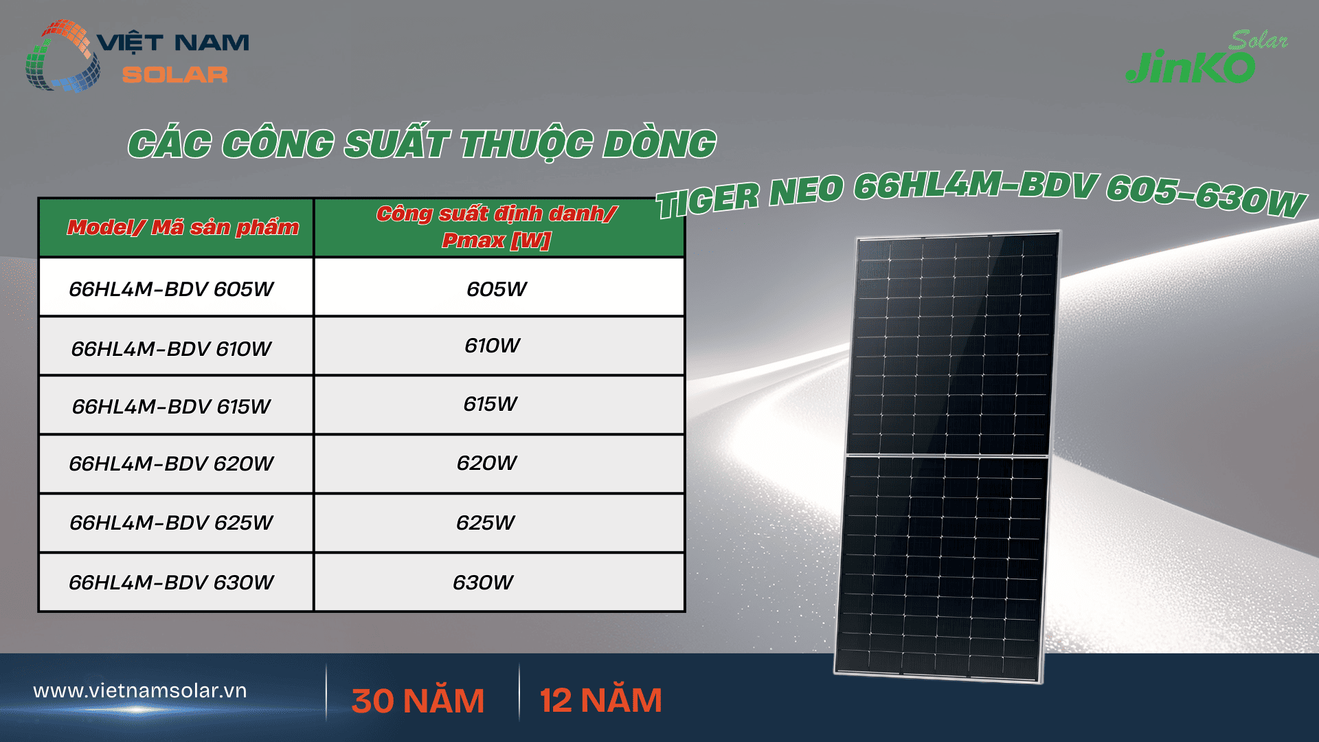 TIGER NEO 66HL4M BDV 605 630w 1