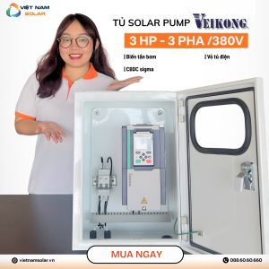 Biến Tần Bơm Nước Năng Lượng Mặt Trời Veikong 3HP – 2,2kW 3 Pha