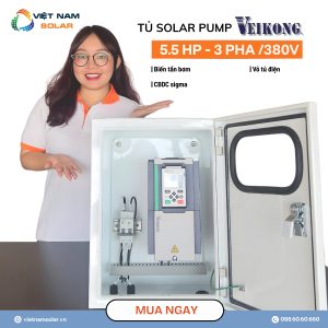 Biến Tần Bơm Nước Năng Lượng Mặt Trời Veikong 5.5 HP – 4kW 3 Pha
