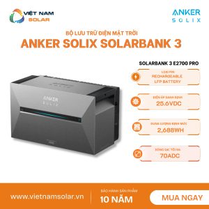 Bộ Lưu Trữ Điện Mặt Trời Anker Solix SolarBank 3