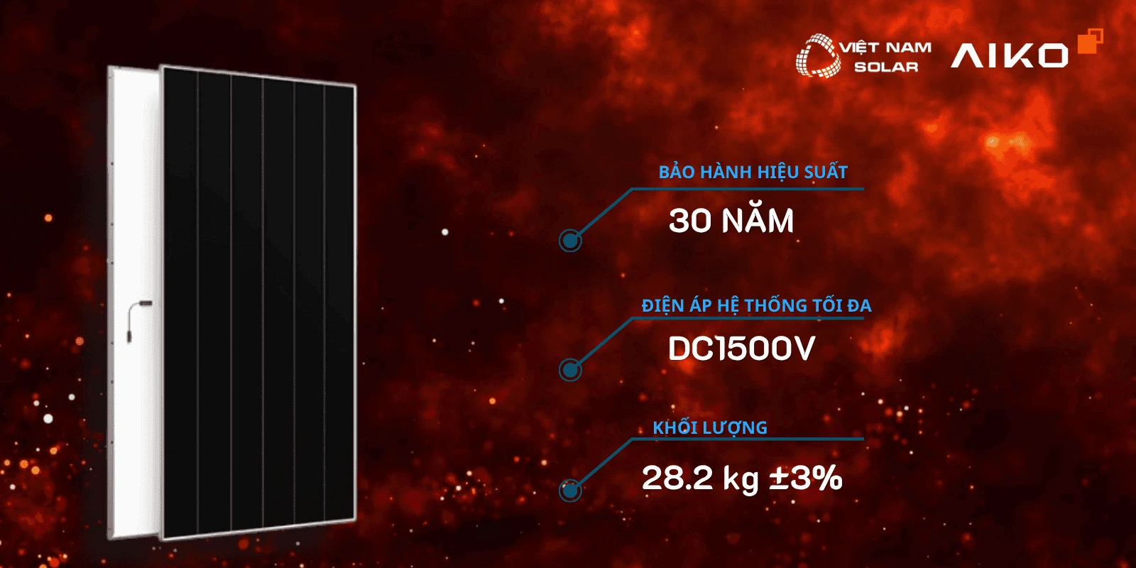 AIKO-A690-MDE72Mw - Tấm Pin NLMT Aiko 690WP - COMET 3N72 1 gioi thieu aiko a690 mde72mw 1