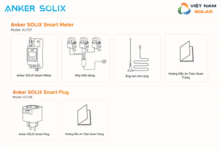 6 anker solismart meter va anker solix smart plug bo luu tru dien mat troi anker solix solarbank 3