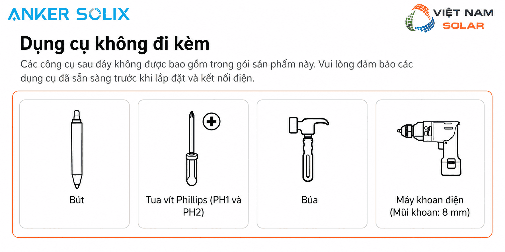 9 dung cu khong di kem bo luu tru dien mat troi anker solix solarbank 3 1