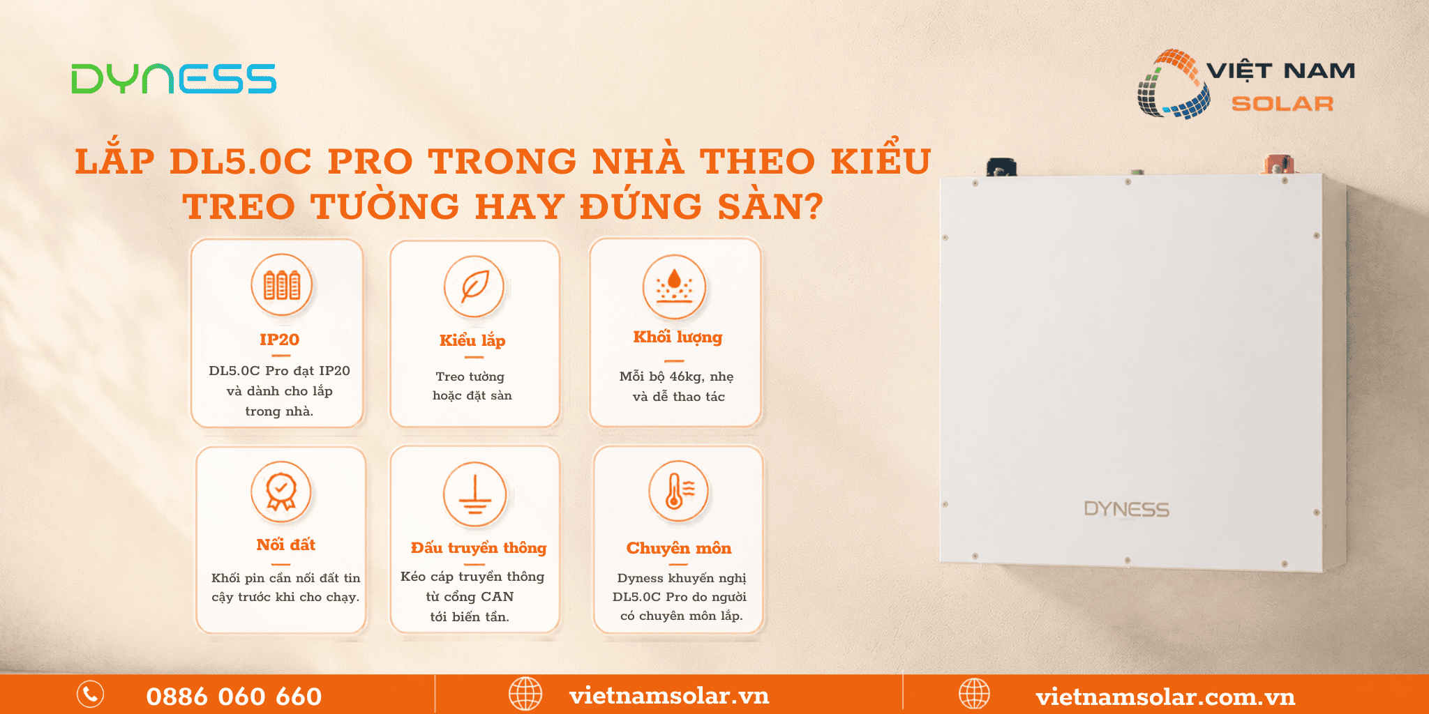 DL5.0C Pro - Pin Lưu Trữ Điện Lithium Dyness DL5.0C Pro 5.12kWh - 256kWh (IP 20) 2 lap dat dl5 0c pro pin luu tru dien lithium dyness dl5 0c pro 5 12kwh 256kwh ip 20