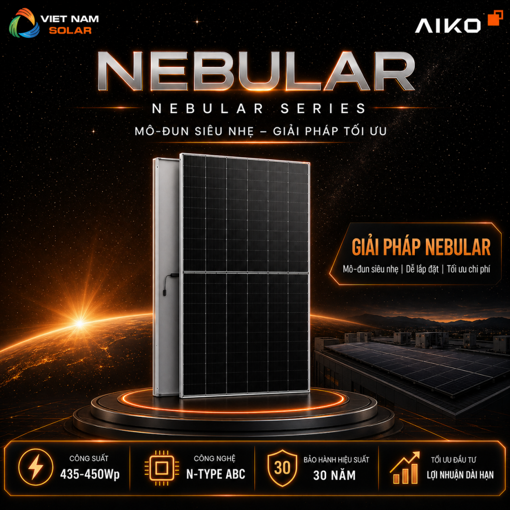 Aiko Solar - Tấm Pin Mặt Trời Aiko Hiệu Suất Số 1 Thế Giới