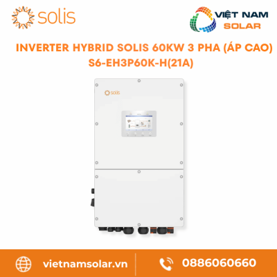S6-EH3P60K-H(21A)  – Inverter Hybrid Solis 60kW 3 Pha (Áp Cao)