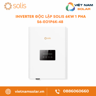 S6-EO1P6K-48 - Inverter Độc Lập Solis 6KW 1 Pha (Áp Thấp)