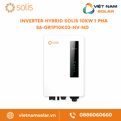 S6-GR1P10K03-NV-ND - Inverter Hybrid Solis 10KW 1 Pha