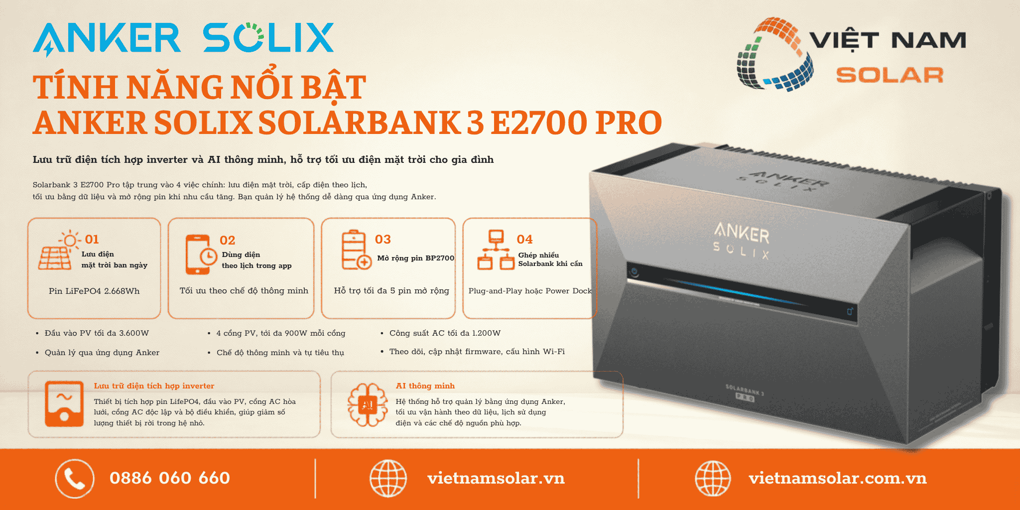 2 tinh nang noi bat bo luu tru dien mat troi anker solix solarbank 3