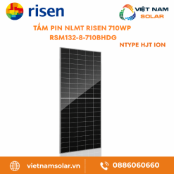 RSM132-8-710BHDG -Tấm Pin NLMT Risen 710WP Ntype HJT ion
