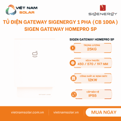 Sigen Gateway HomePro SP - Tủ Điện Gateway Sigenergy 1 pha (CB 100A)