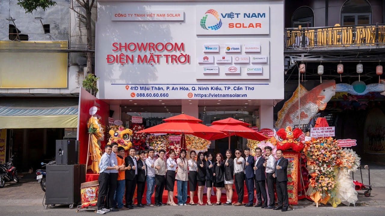 Showroom Việt Nam Solar chi nhánh Cần Thơ