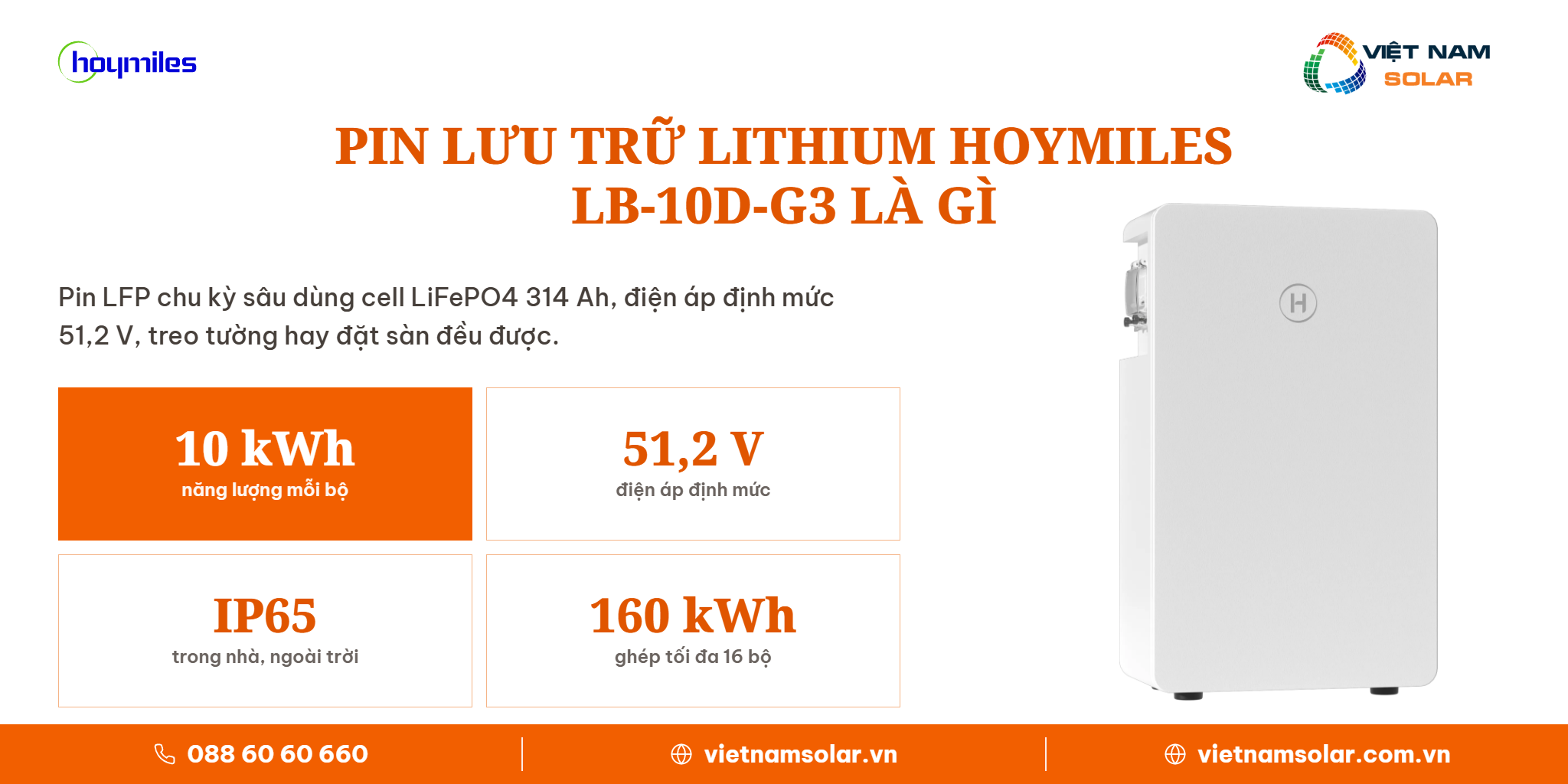 LB-10D-G3 - Pin Lưu Trữ Điện Lithium Hoymiles 10kWh (Áp Thấp) 1 LB-10D-G3 là gì, pin lưu trữ LiFePO4 Hoymiles dung lượng 10 kWh áp thấp