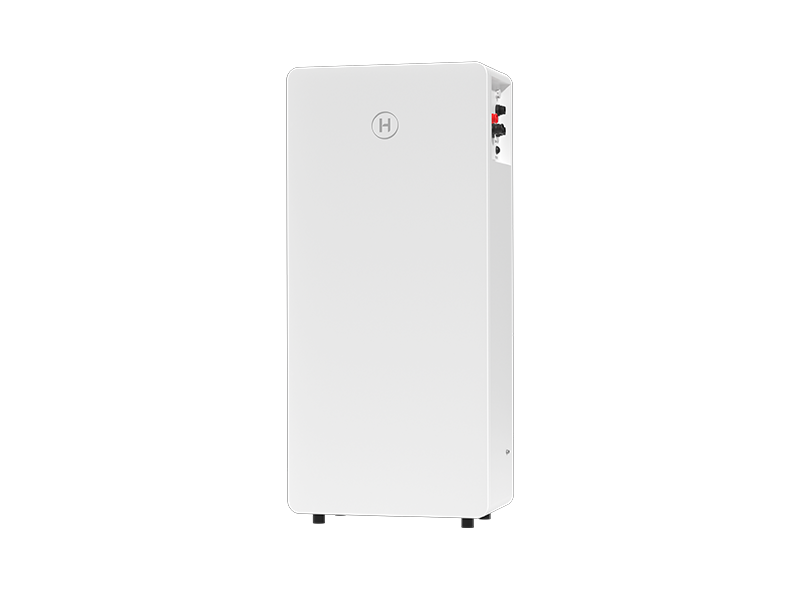 LB-16D-G3 - Pin Lưu Trữ Điện Lithium Hoymiles 16kWh (Áp Thấp) 4 Cụm cực và cổng giao tiếp của pin lưu trữ Hoymiles LB-16D-G3