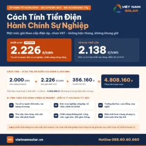 cach tinh tien dien hanh chinh su nghiep