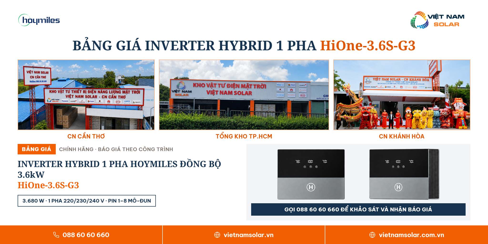 HiOne-3.6S-G3 - Inverter Hybrid 1 Pha Hoymiles Đồng Bộ 3.6kW 12 HiOne-3.6S-G3 Inverter Hybrid 1 Pha Hoymiles Đồng Bộ 3.6kW - Giá inverter hybrid đồng bộ HiOne-3.6S-G3 và cách nhận báo giá