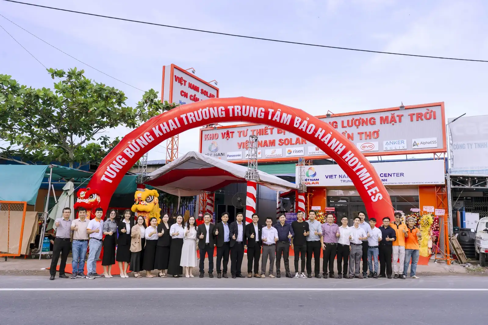 Việt Nam Solar 2 Khai trương trung tâm bảo hành Hoymiles tại Cần Thơ