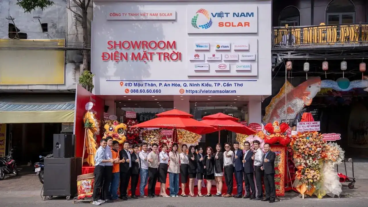 Việt Nam Solar 3 Lễ khai trương showroom Việt Nam Solar tại Cần Thơ