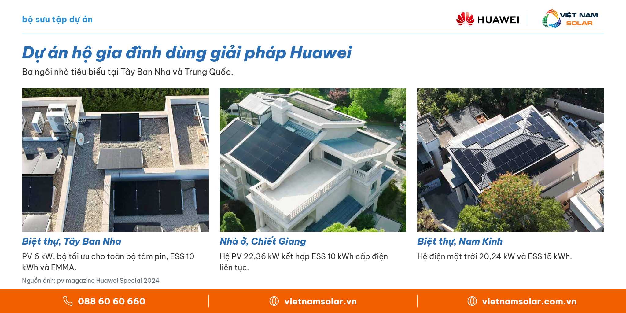Dự án hộ gia đình dùng giải pháp Huawei – Huawei FusionSolar, Việt Nam Solar