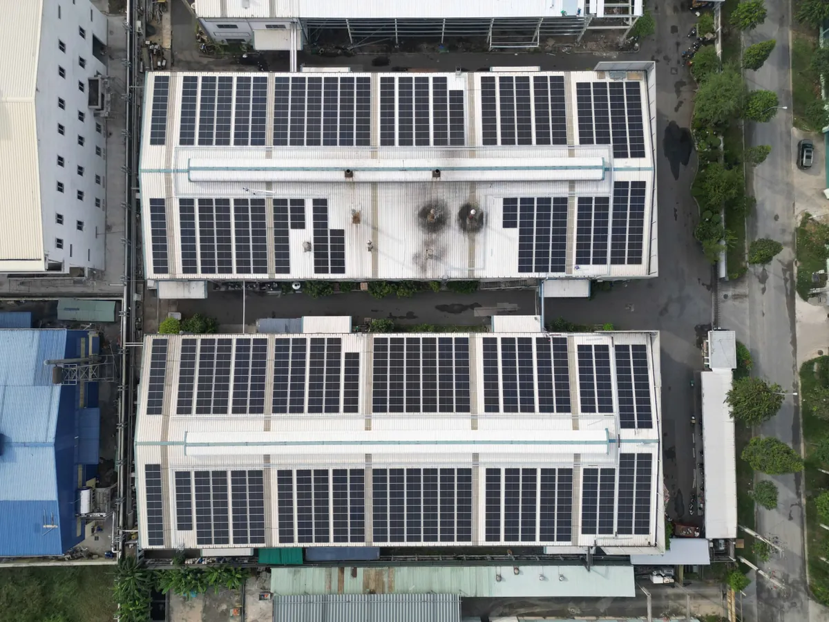 Việt Nam Solar 10 Hệ thống điện mặt trời nhà xưởng công suất 540kWp tại TP.HCM