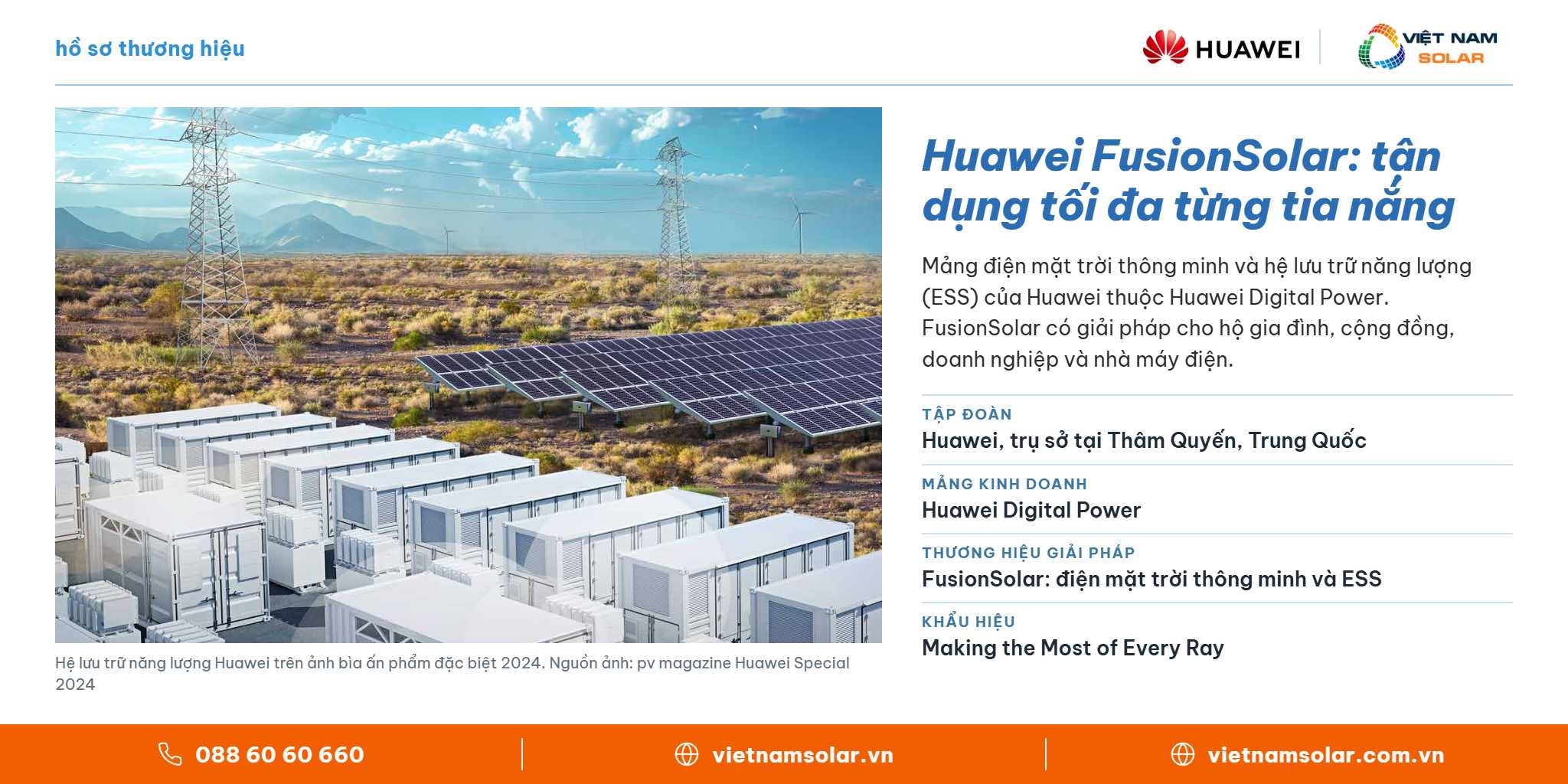 Huawei FusionSolar: tận dụng tối đa từng tia nắng – Huawei FusionSolar, Việt Nam Solar