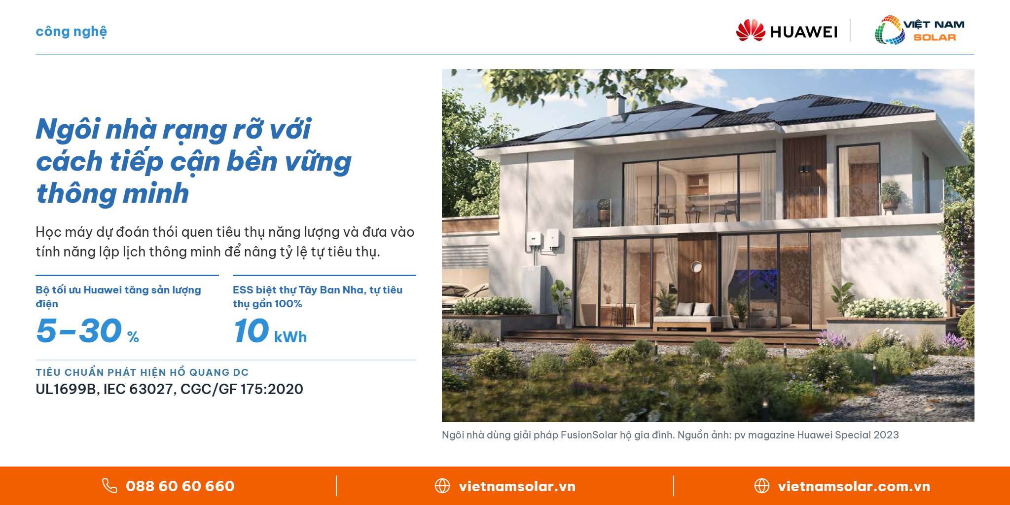 Ngôi nhà rạng rỡ với cách tiếp cận bền vững thông minh – Huawei FusionSolar, Việt Nam Solar