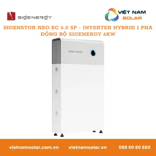 SigenStor Neo EC 6.0 SP - Inverter Đồng Bộ All In One Sigenergy 6kW 1 Pha